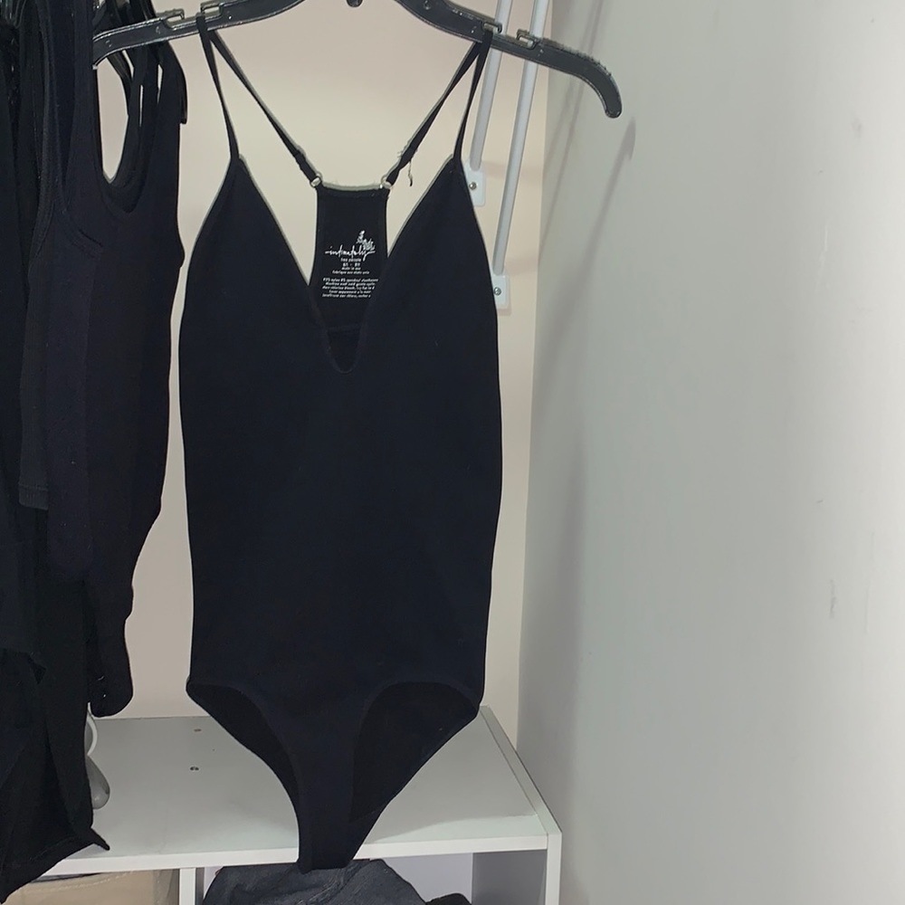Black bodysuit by free people size xs/s